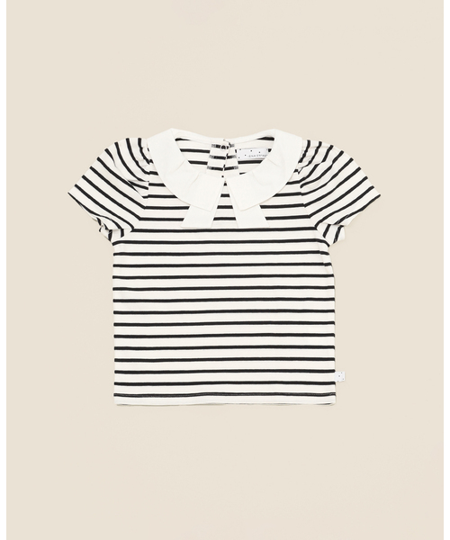 tシャツ リュバンカラー カットソー kids(90cm-140cm) レディース