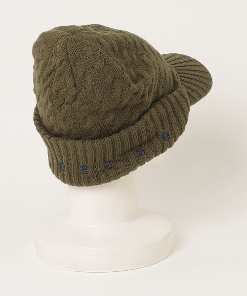 アンパスィand per se ニットキャップ　新品タグ付き and per se（アンパスィ） キャップ 帽子 ライナー付きニットキャップ