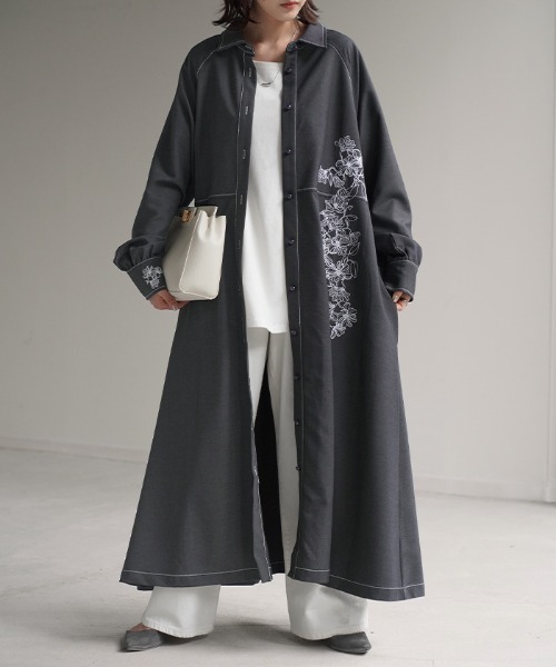 HUG.U（ハグユー） ワンピース 刺繍シャツワンピース : ZOZOTOWN Yahoo