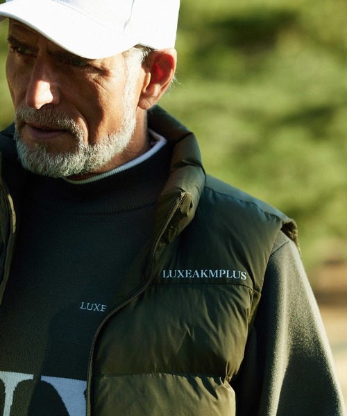 セーター ニット LUXEAKMPLUS(リュクスエイケイエムプラス)ゴルフ ビックロゴモックネックニット メンズ | LUXE AKM PLUS | 15