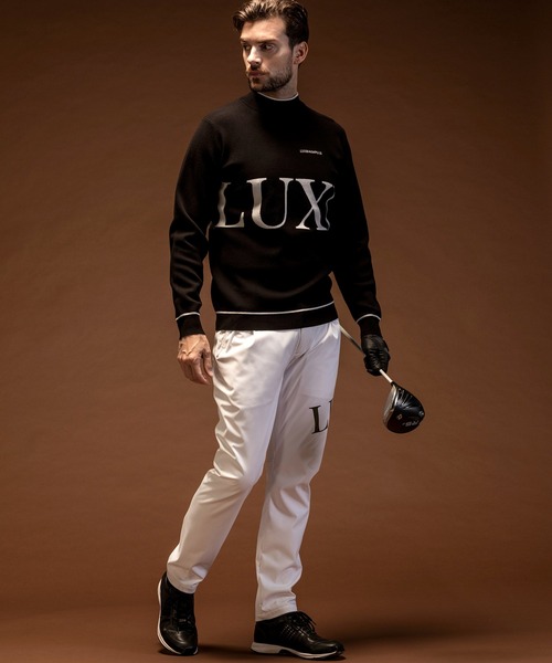 セーター ニット LUXEAKMPLUS(リュクスエイケイエムプラス)ゴルフ ビックロゴモックネックニット メンズ | LUXE AKM PLUS | 12
