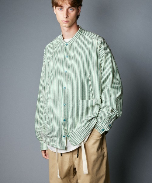 ユーロ プリズナー シャツ ジャケット rehacer（レアセル） シャツ : Prisoner Shirt Jacket / プリズナー