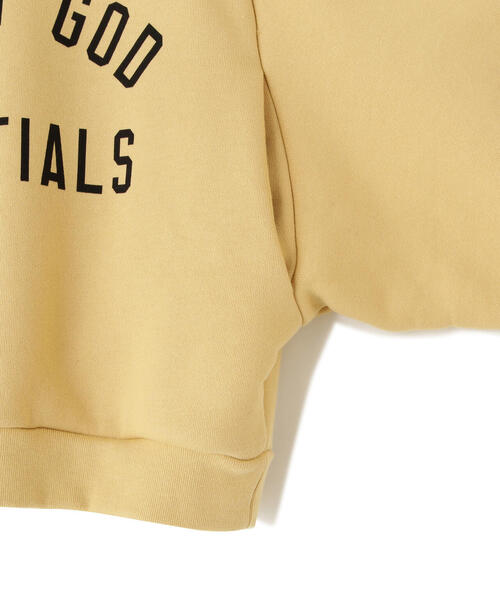 トレーナー スウェット Fear of God ESSENTIALS/FOG エッセンシャルズ/FLEECE CROPED CREWNECK レディー FOG ESSENTIALS トレーナー スウェット Fear of God ESSENTIALS