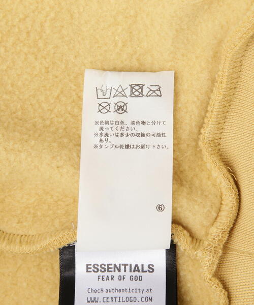 トレーナー スウェット Fear of God ESSENTIALS/FOG エッセンシャルズ/FLEECE CROPED CREWNECK レディー FOG ESSENTIALS トレーナー スウェット Fear of God ESSENTIALS