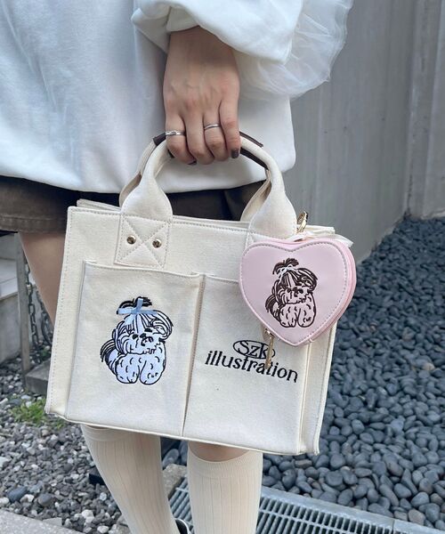 MAJESTIC LEGON（マジェスティックレゴン） ポーチ SZKコラボ ハート