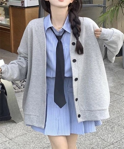 FREE STYLISTS カーディガン スウェットカーディガン レディース