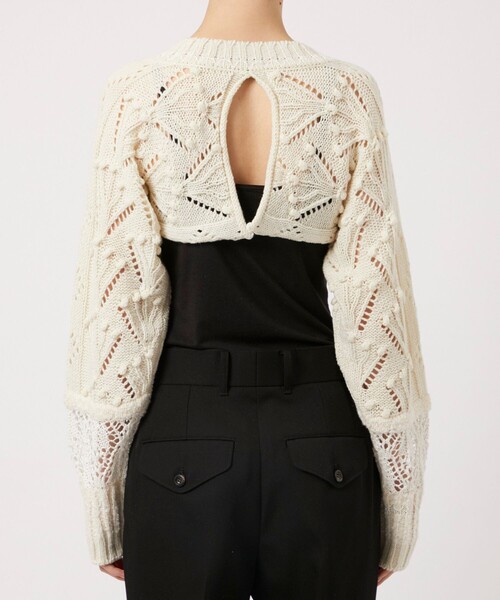 カーディガン 「ODAKHA/オダカ」crazy mini cardigan/ショートカーディガン レディース ODAKHA/オダカ】crazy mini cardigan/ショートカーディガン