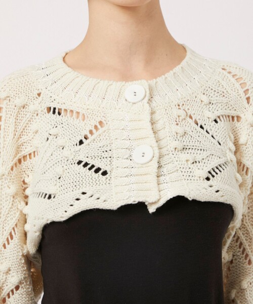カーディガン 「ODAKHA/オダカ」crazy mini cardigan/ショートカーディガン レディース ODAKHA カーディガン 「ODAKHA/オダカ」crazy mini cardigan