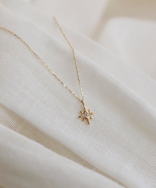 【新品】SIENA ROSE ネックレス SIENA ROSE（シエナロゼ） ネックレス スターモチーフダイヤネックレス