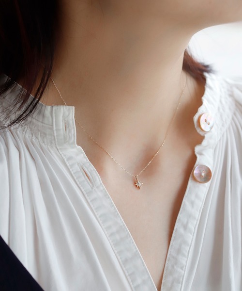 SIENA ROSE（シエナロゼ） ネックレス スターモチーフダイヤネックレス