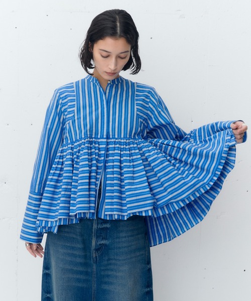 美品 カレンソロジー 定価2万4千 クレイジーパターンシャツ
