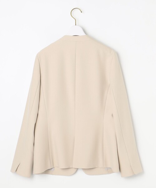 any SiSノーカラージャケット シャンブレーベージュ Mサイズ any SiS ジャケット ノーカラージャケット 「洗える」褒めら