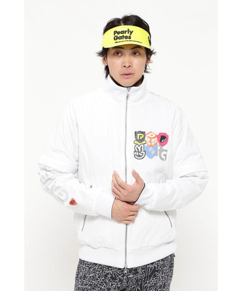 PEARLY GATES ストレッチリップストップ リバーシブル中綿ブルゾン FTY×Nyストレッチリップストップ リバーシブル中綿ブルゾン