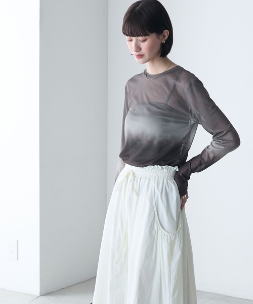 forksy. tシャツ 「forksy.」グラデーションプリント パワー