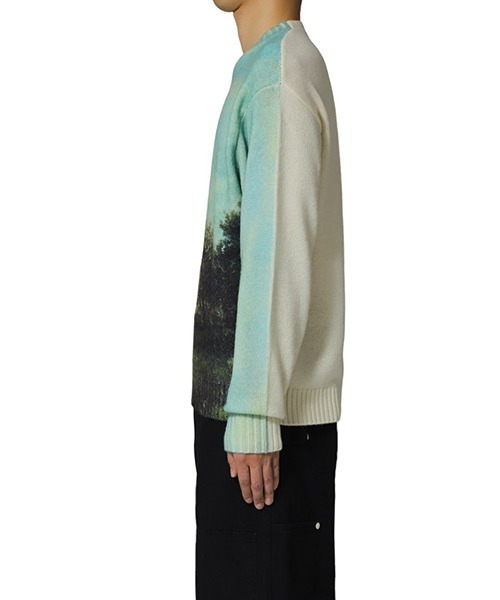 BoTT セーター ニット BOTT / ボット：Apple Printed Knit Sweater 