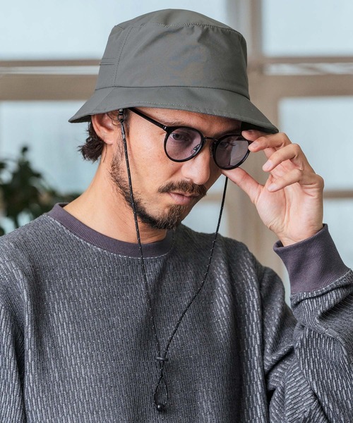 CAMBIO 帽子 ハット mko12594- Packable Waterproof Bucket Hat