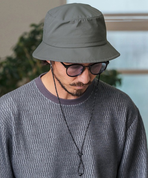 CAMBIO 帽子 ハット mko12594- Packable Waterproof Bucket Hat