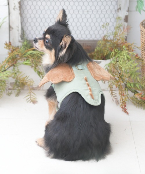 犬 服 Calulu/なりきり恐竜ハーネス/犬具/Mサイズ : ZOZOTOWN Yahoo!店