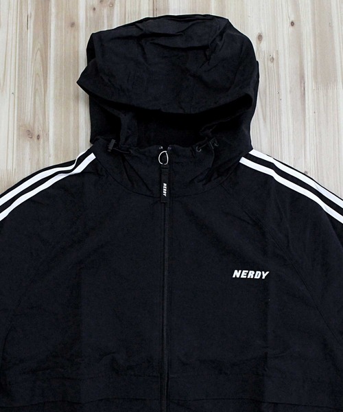 NERDY ナイロンジャケット フーディウインドブレーカー NY HOODIE