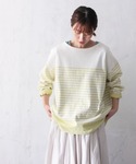 tシャツ らんまんyellowボーダーカットソ...の詳細画像2