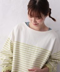 tシャツ らんまんyellowボーダーカットソ...の詳細画像3