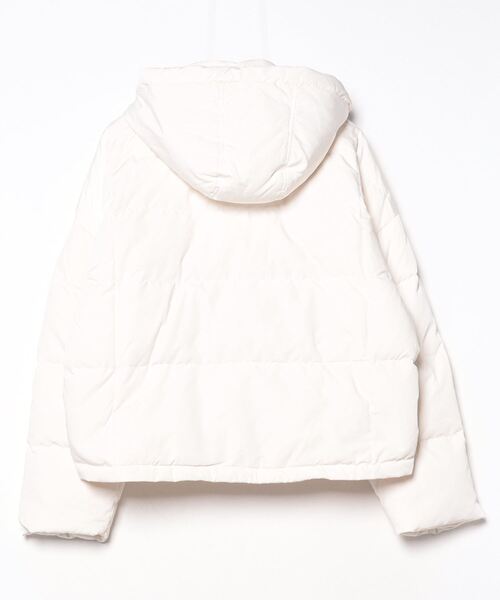GYDA ダウン 白 ジェイダ GYDA GDベルト付きショートダウンコート （O.WHT