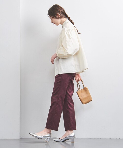 「 新品」UNITED ARROWS/ユナイテッドアローズ スリムパンツ S W/PU スリムパンツ （スラックス・ドレスパンツ）｜UNITED