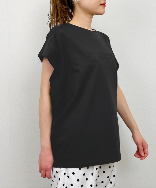 LUGIVA tシャツ エンボスロゴTシャツ レディース : ZOZOTOWN