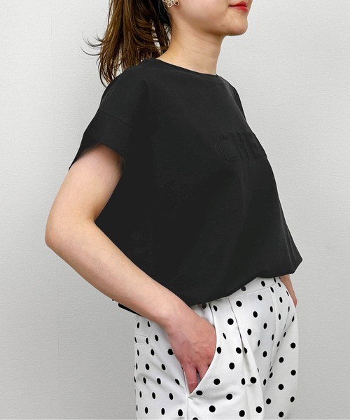 LUGIVA ルギヴァ エンボスロゴTシャツ SALE LUGIVA tシャツ エンボスロゴTシャツ レディース : ZOZOTOWN