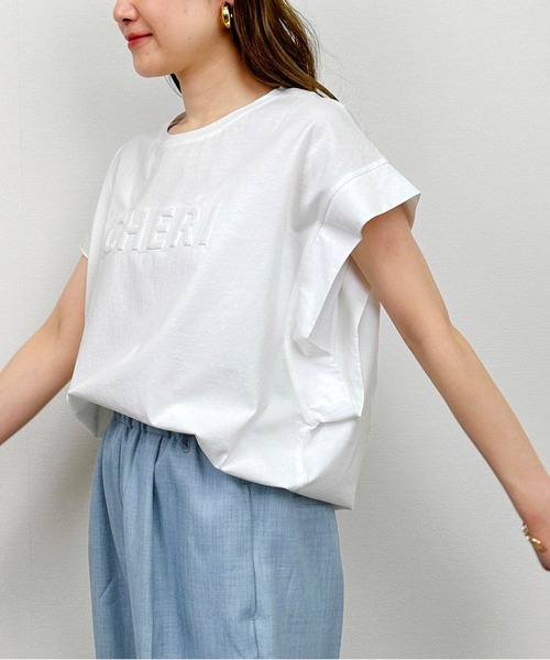 LUGIVA tシャツ エンボスロゴTシャツ レディース : ZOZOTOWN