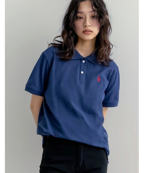 U.S. POLO ASSN. ポロシャツ ターコイズ Next：日本 スカイブルー - U.S. Polo Assn. レギュラーフィット
