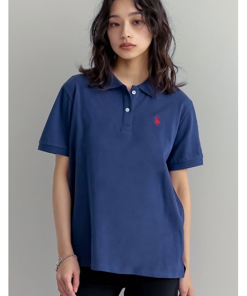 ポロシャツ ポロ T-Mark Pattern Polo | WOMEN レディース MARK&LONA WOMENS T-Mark Pattern Polo