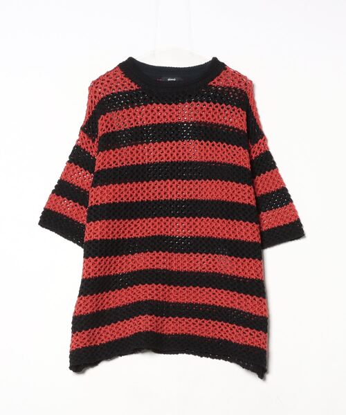 glamb　半袖ニット glamb 「glamb」 半袖ニット M レッド メンズ : ZOZOTOWN Yahoo