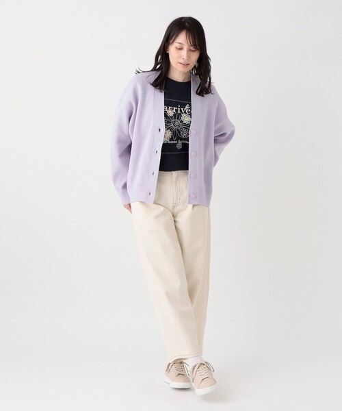 tシャツ シャーリングプルオーバー/リバティプリント レディース カレッジプリントシャーリングプルオーバー[品番：EHEW0049316