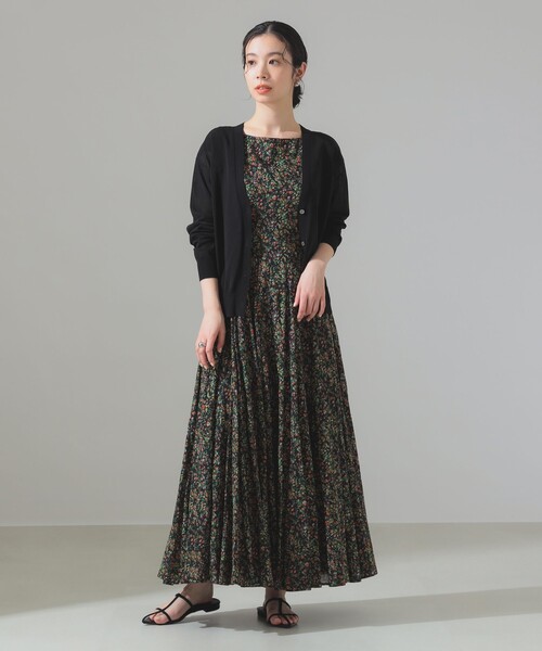 Demi-Luxe BEAMS ニット セーター シアー Vネック カーディガン