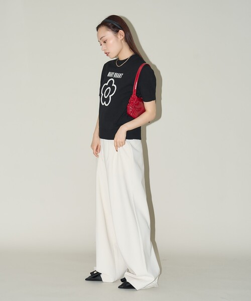 PUBLUX tシャツ MARY QUANT × PUBLUX/マリークワント 相良刺繍