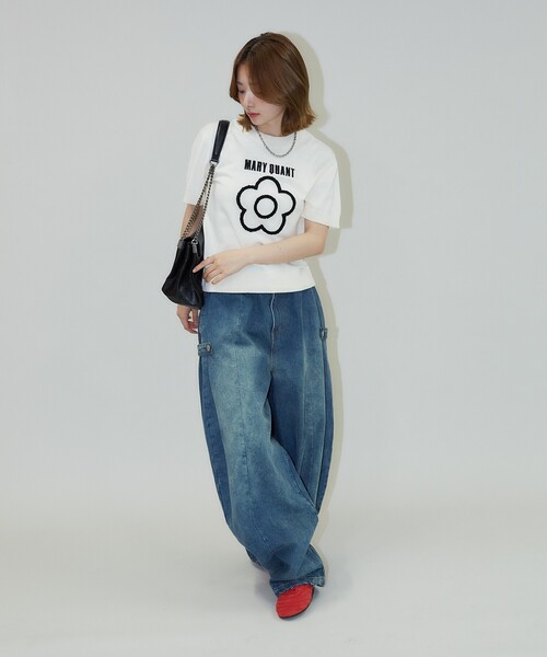 PUBLUX tシャツ MARY QUANT × PUBLUX/マリークワント 相良刺繍