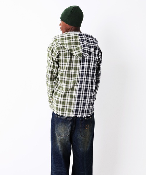AFB（エーエフビー） シャツ HOODED SHIRTS メンズ : ZOZOTOWN Yahoo