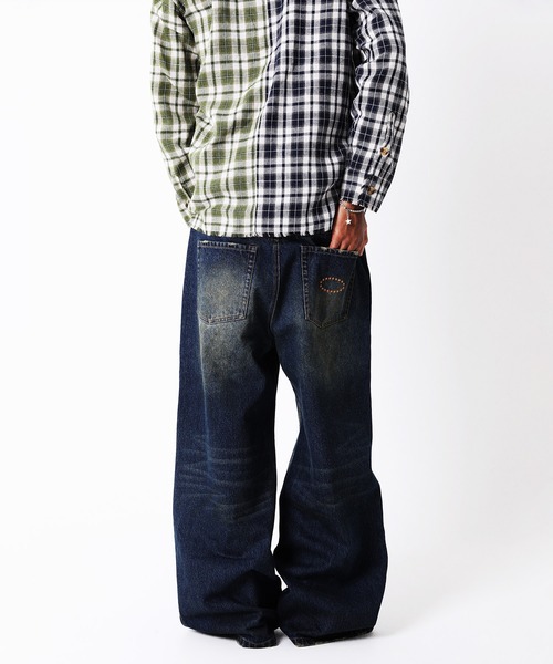 希少　AFB HOODED SHIRTS ネイビー/グリーン AFB（エーエフビー） シャツ HOODED SHIRTS メンズ : ZOZOTOWN Yahoo
