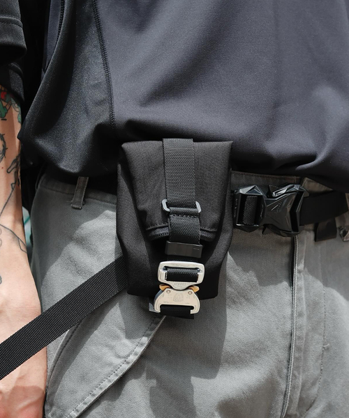 bagjack - 【残りわずか】Cable Pouch(BLACK×SILVER) | ACRMTSM