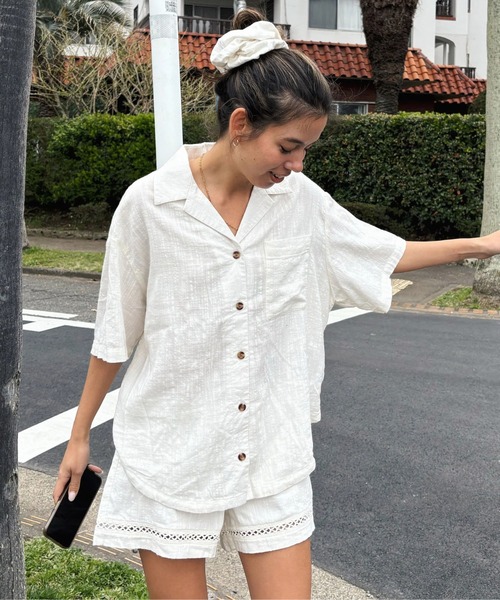 ROXY（ロキシー） ブラウス シャツ BISOUS FANCY SHIRT／ロキシー 
