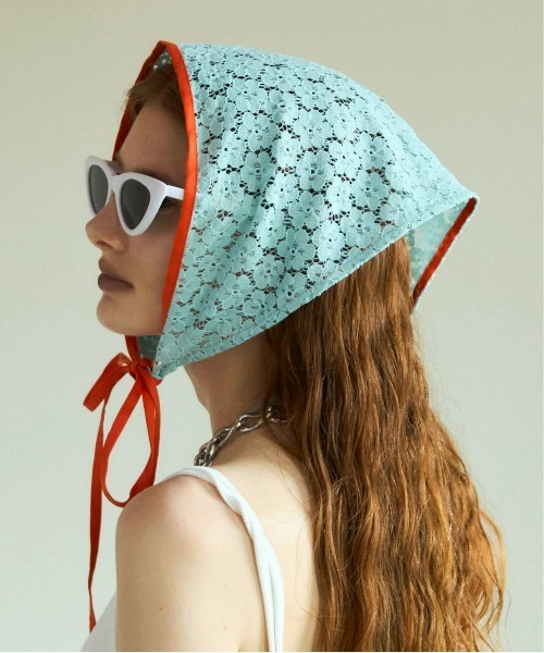 Maison special メゾンスペシャル ウール マフラー オレンジ MAISON KITSUNE メゾンキツネ マフラー FOX HEAD PATCH SCARF
