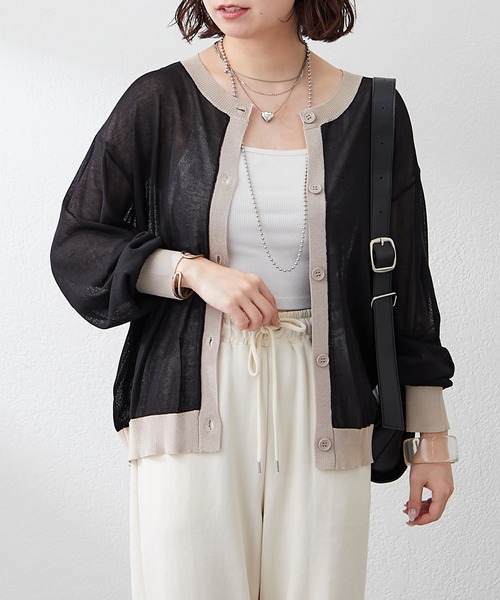TODAYFUL 2setシアーニットカーディガン 新品未使用タグ付き TODAYFUL/トゥデイフル】2set Sheer Knit/シアーニット