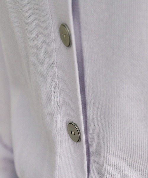 「MADEMOISELLE ROPE'」 ニットカーディガン 38 ブラウン レディース_画像6