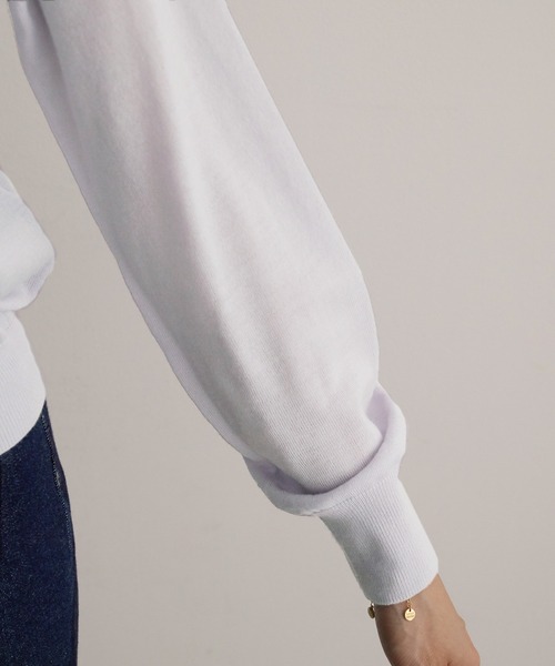 「MADEMOISELLE ROPE'」 ニットカーディガン 38 ブラウン レディース_画像8