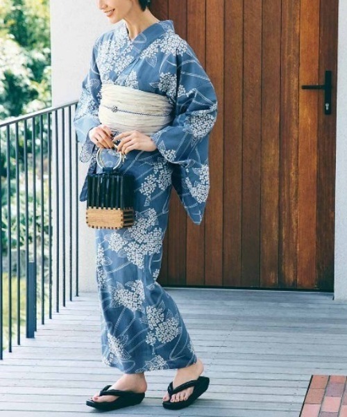 IEDIT（イディット） 浴衣 着付けいらずでさっと着られる 大人の粋な二