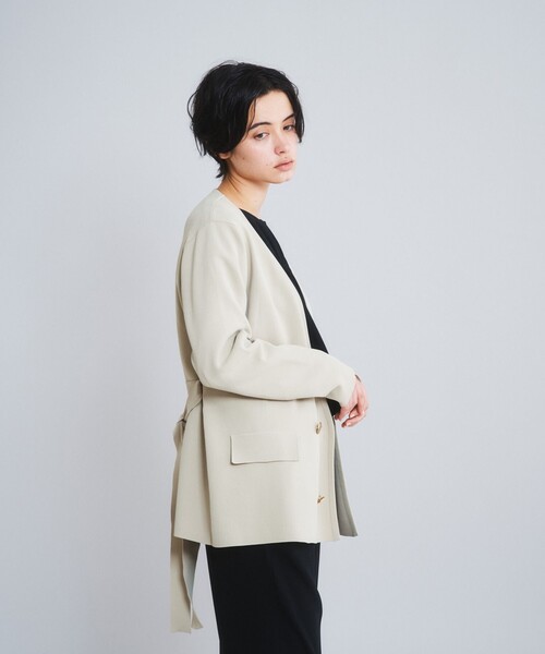 「GRACE CONTINENTAL」 ニットカーディガン 36 イエロー レディース