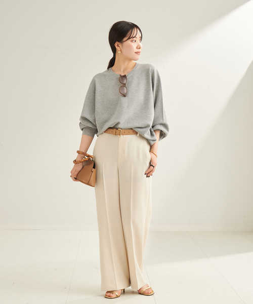 plage スラックス パンツ 「追加」washable straight 3