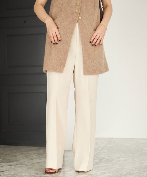 パンツ 3 TAP Sage Tencel Slacks (3color) AMBIDEX Store △〇lasew ギャザーパンツ(F チャコールグレー