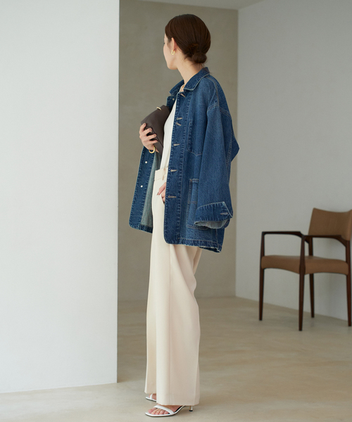 washable straight パンツ 追加》washable straight パンツ（スラックス）｜Plage